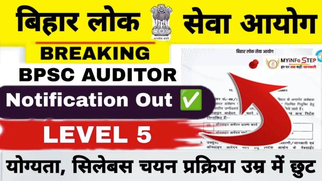 BPSC Auditor Vacancy 2026: बिहार पंचायती राज विभाग में अंकेक्षक के 102 पदों पर भर्ती का नोटिफिकेशन हुआ जारी, अभी करें आवेदन